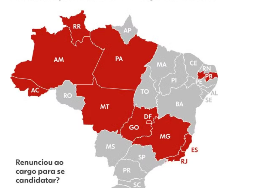 Saída de governadores para eleição de 2026 redesenha cenário político nacional